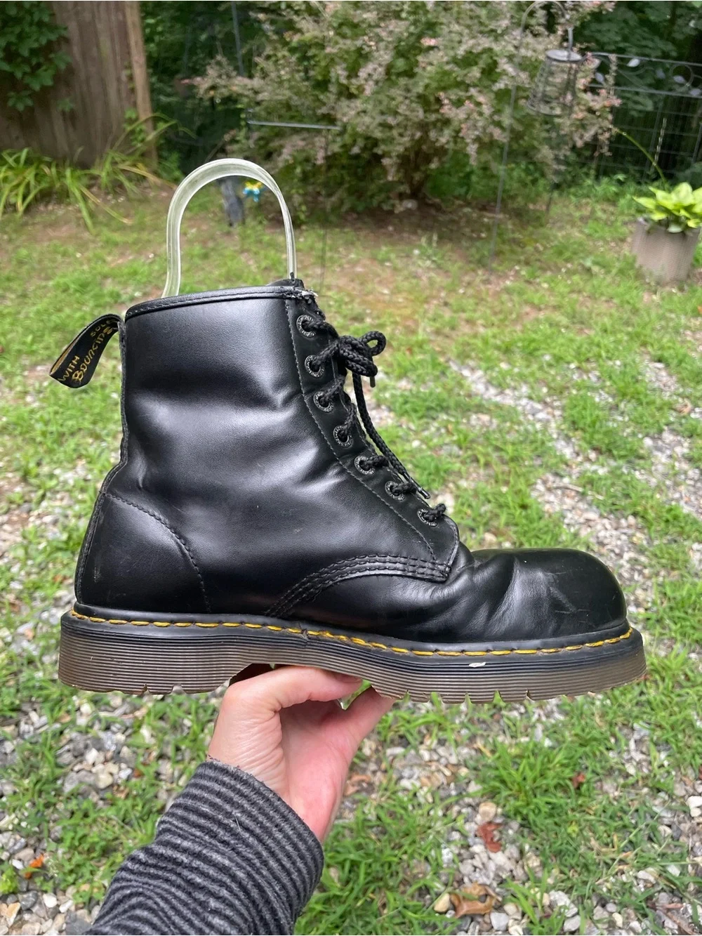 Dr Martens Industrial Steel Toe Slip Resistant Safety Boots Size 10 Men’s